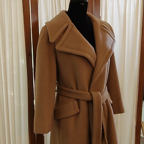 Authentic Vintage 80s 100% Wool Roxanne Columbia, SC Size 4/6 Tan Beige - Picture 10 of 10